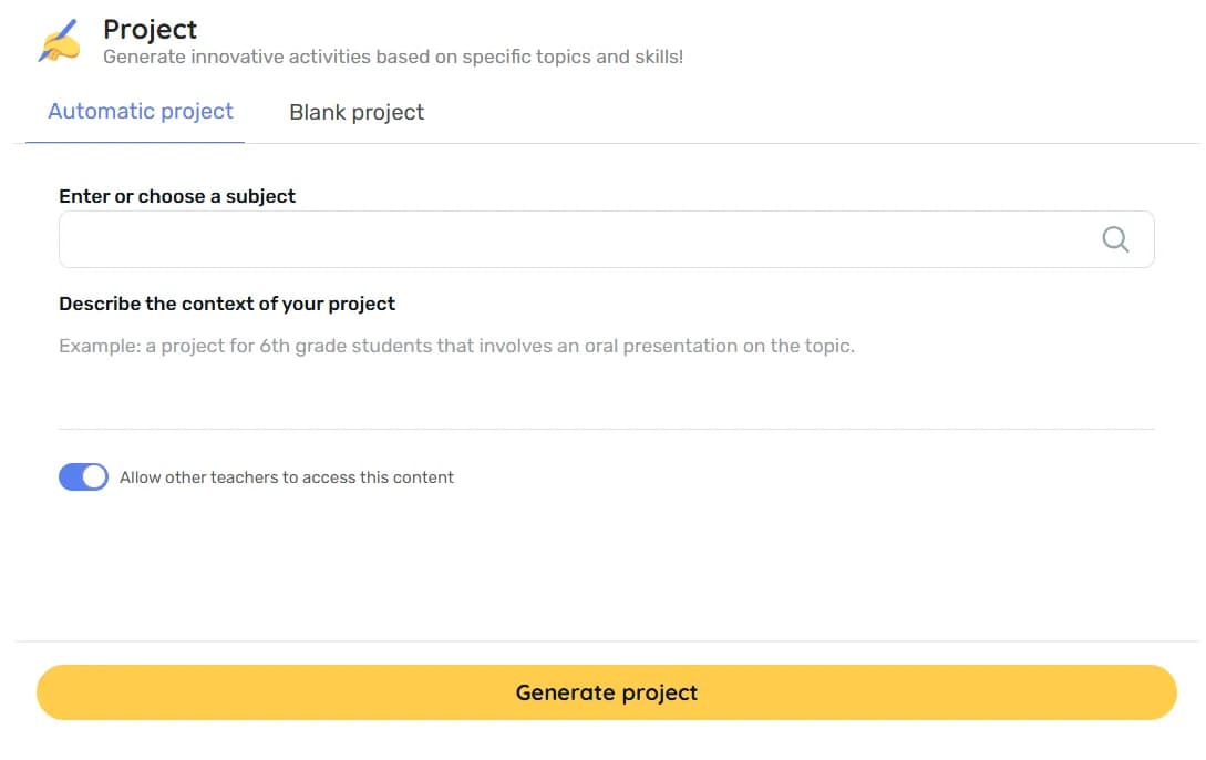 project-generator image